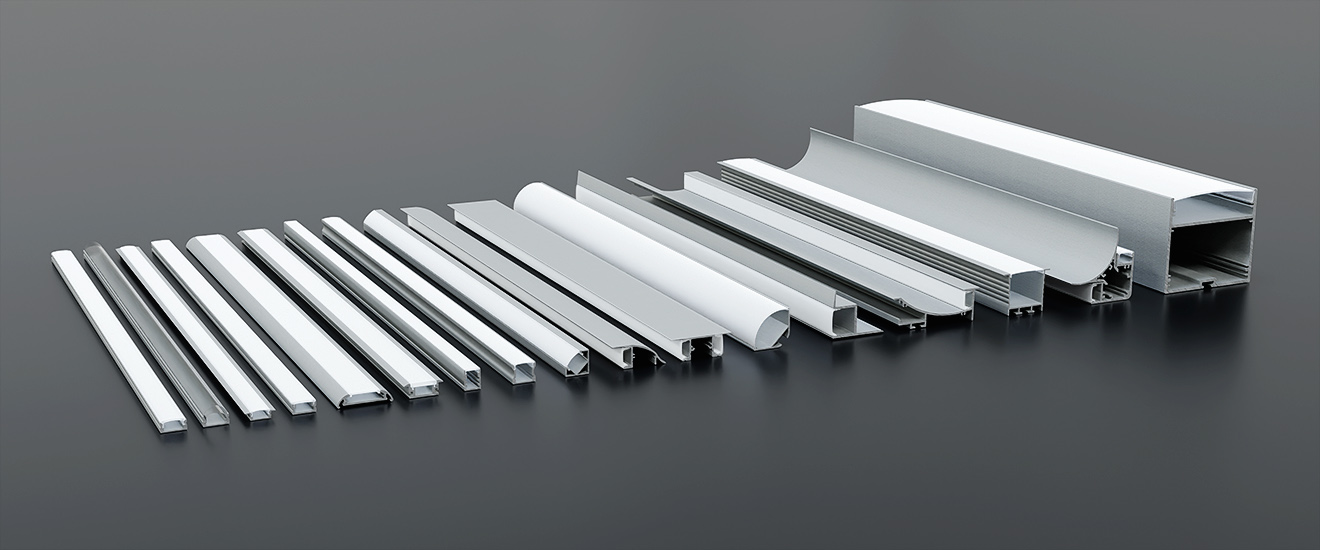 Perfil de aluminio para tiras LED